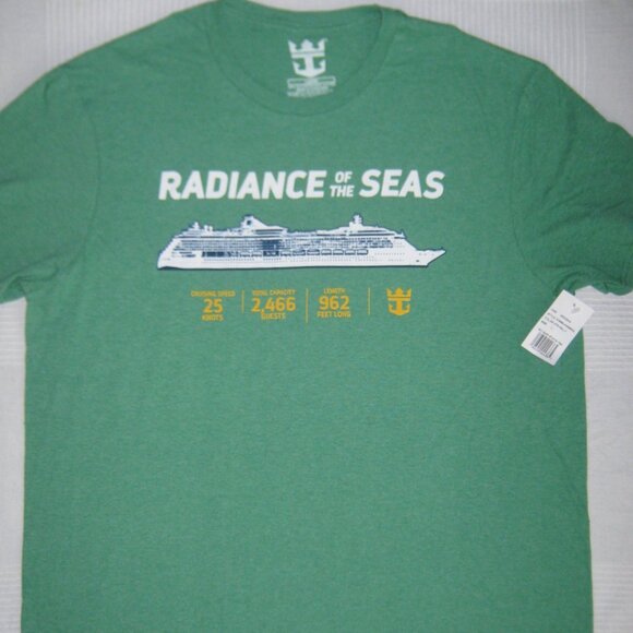Royal Caribbean Radiance of the Seas Cruise Ship Souvenir T-Shirt Cotton Top L - Picture 1 of 3